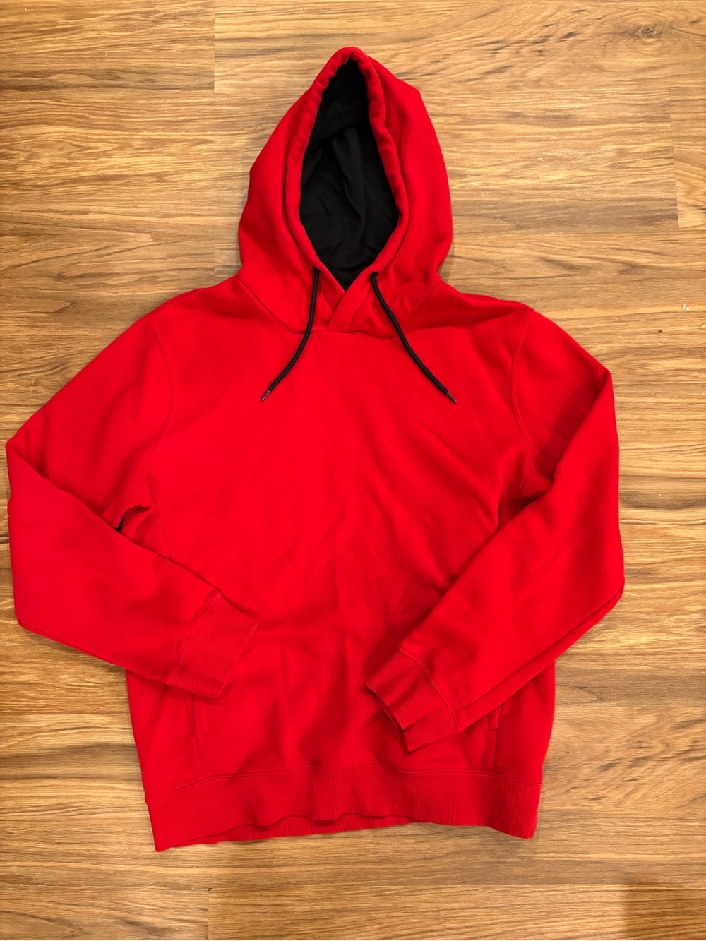 H&M Red and Black Hoodie